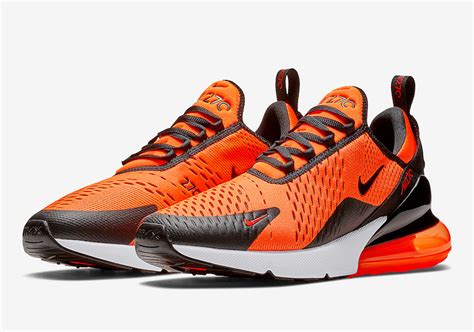 nike 270 herren orange schwarz|Nike Air Max 270 Total Orange Black Men's .